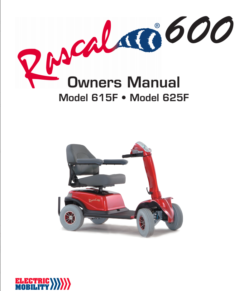 (image for) Rascal 615F 625F Owner's Manual